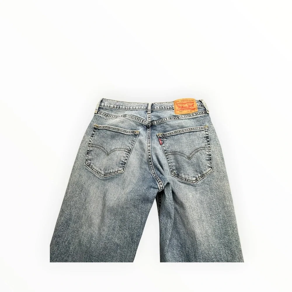 Levi's Jeans Mens 32x32 Light‎ Wash 55550408 Straight Leg Relaxed Denim Vintage
